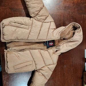 Swiss Tech Kids Tan Puffer Jacket 12 M